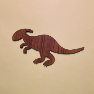 Laser Cut Dinosaur Shape Unfinished Wood Craft Free Vector