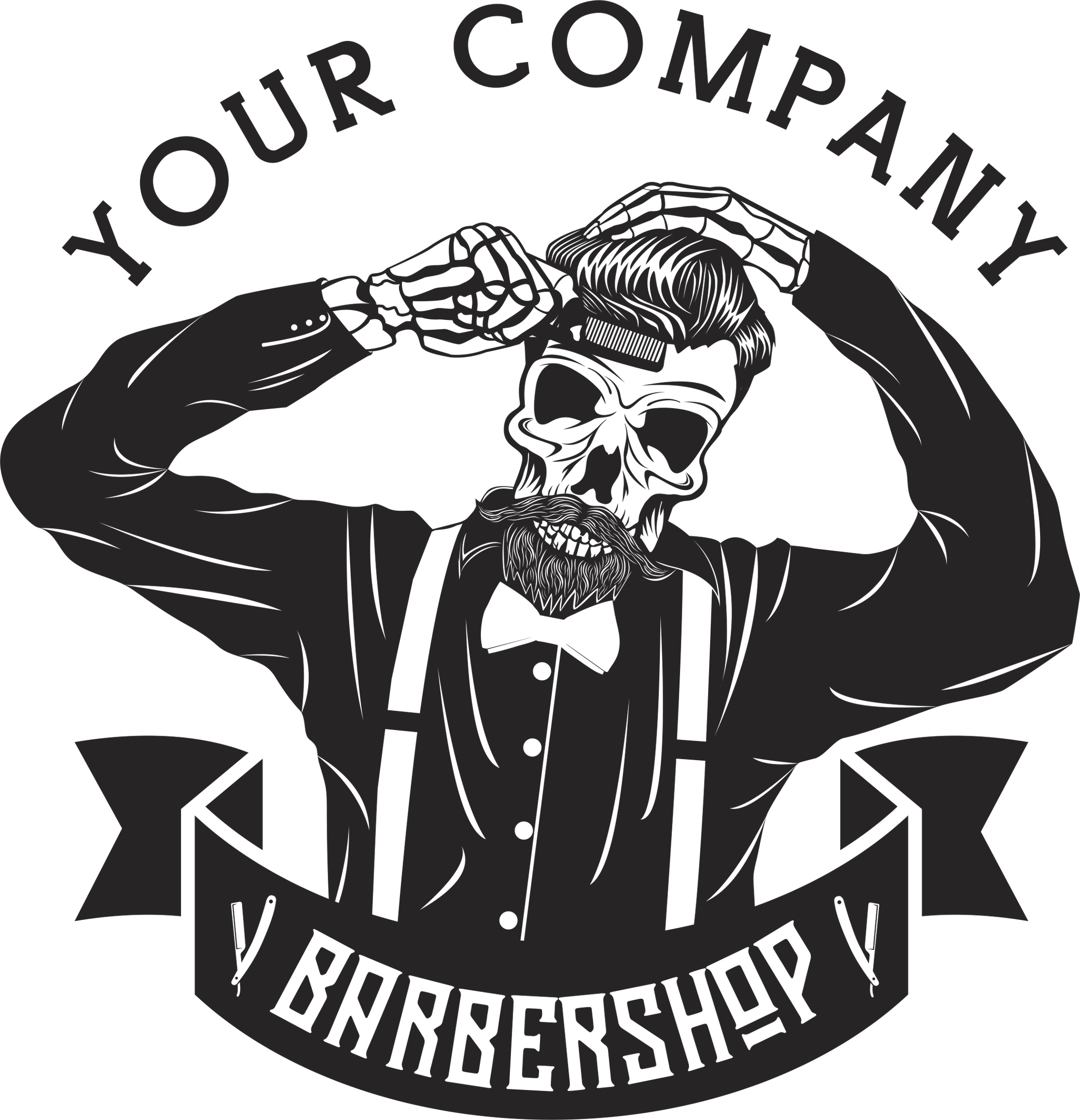 Download Barbershop Logo Design Free Vector cdr Download - 3axis.co