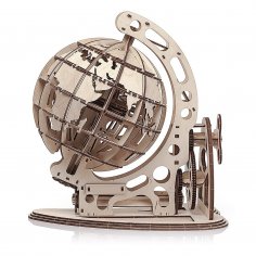 Laser Cut Globe Free Vector