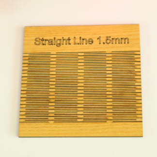 Laser Cut Living Hinge Pattern Straight Line 1.5mm Free Vector