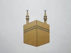 Laser Cut Kaaba Mecca Free Vector