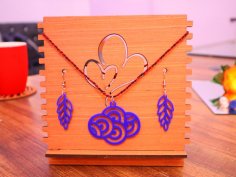 Laser Cut Single Layer Necklace DXF File