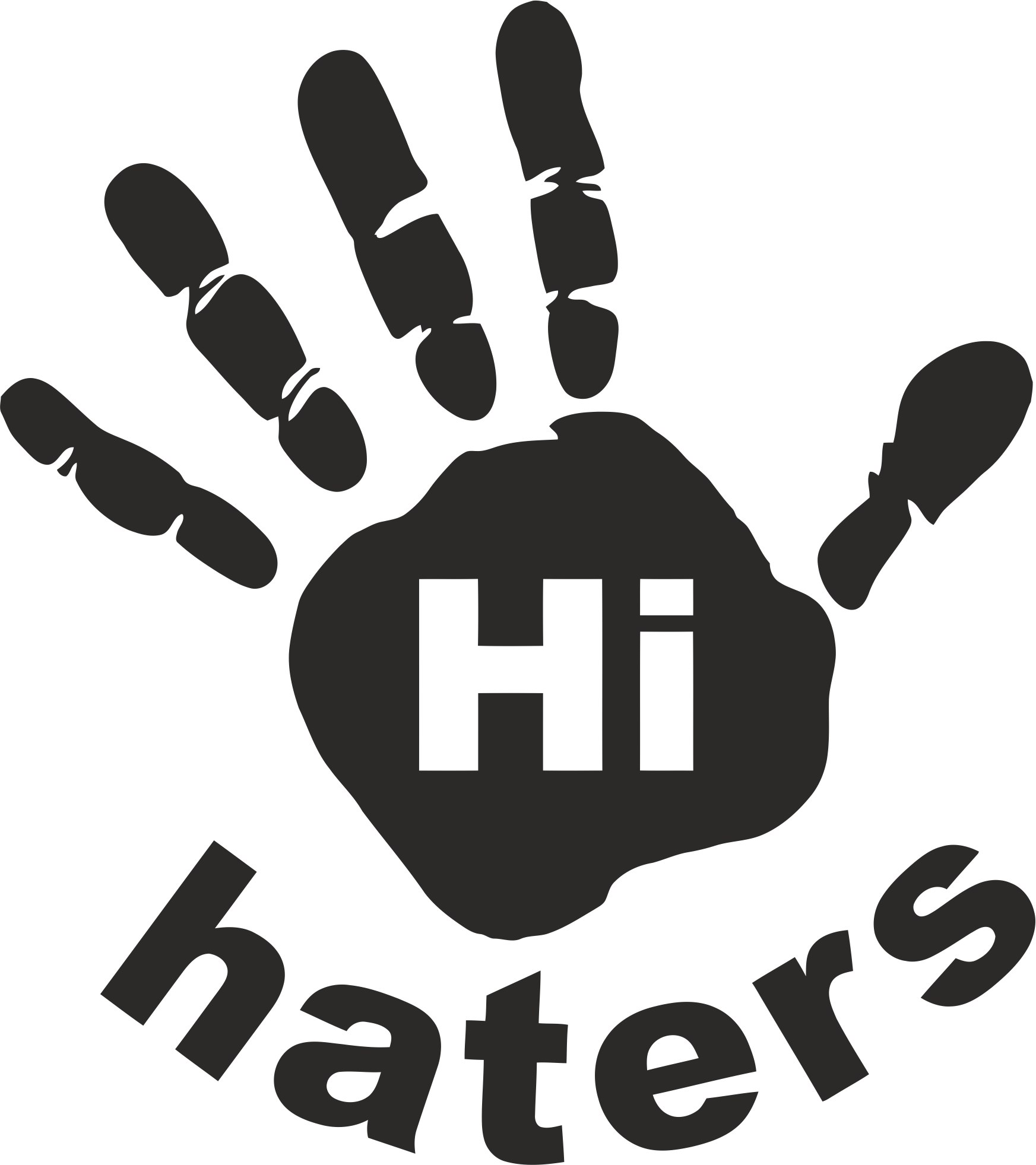 Sticker Salut Haters