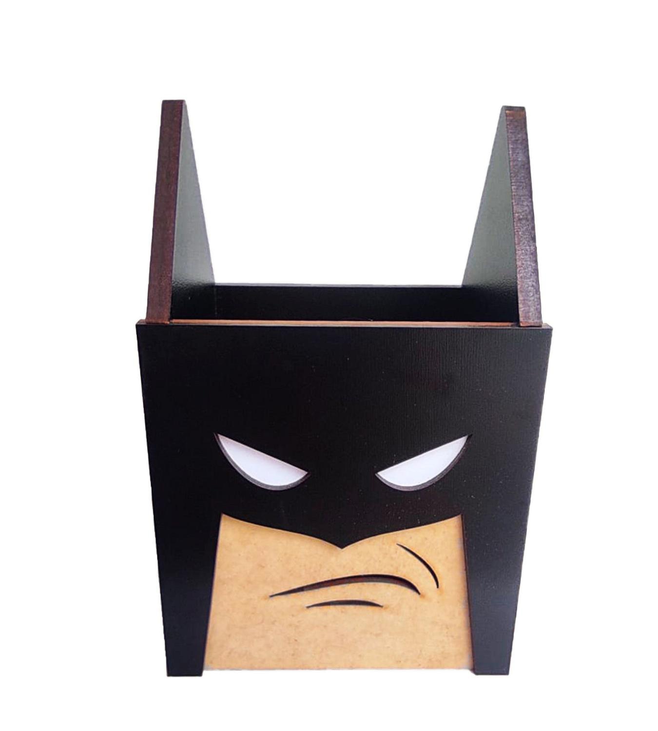Lasergeschnittener Batman-Stifthalter Superhelden-Geschenk
