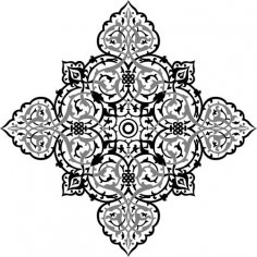 Design de Ornamento Oriental