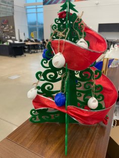 Laser Cut Decorative Christmas Tree SVG File