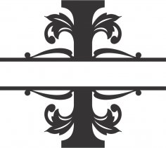Королевский сплит-шрифт I