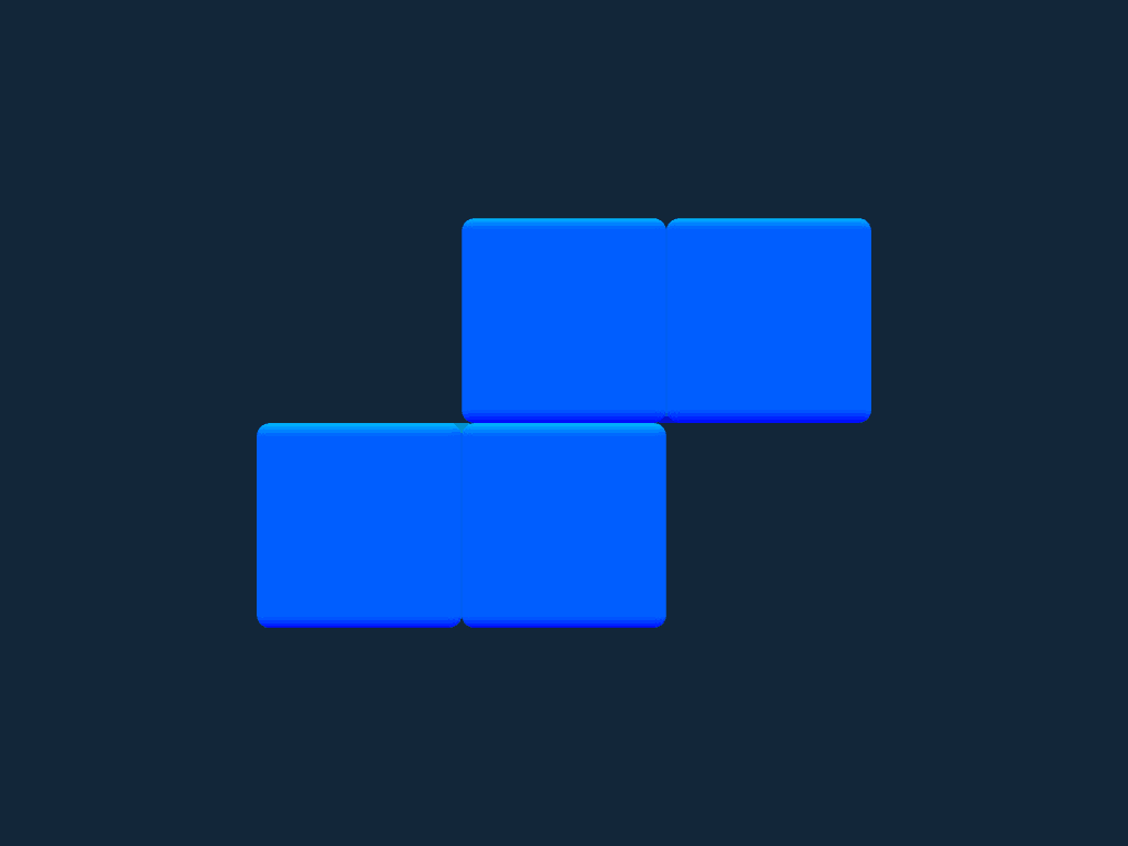 Plik stl Tetris bloku S