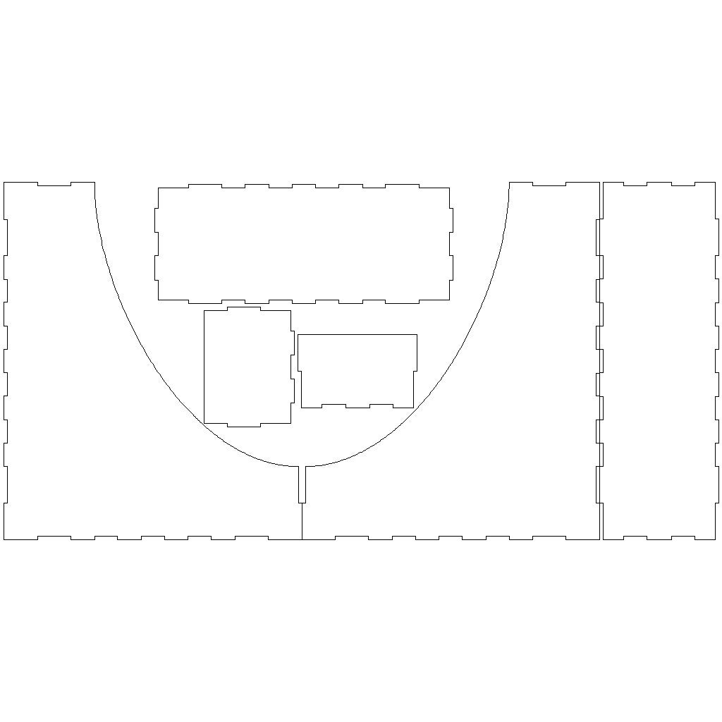 Laser Cut Magazine Holder 3mm Plywood DXF File Free Download - 3axis.co