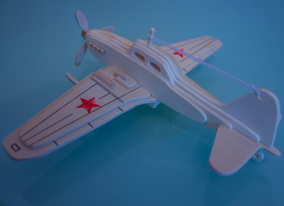 Laser Cut Ilyushin Il-2 Sturmovik 3D Puzzle Free Vector