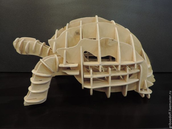 Żółw Puzzle 3D