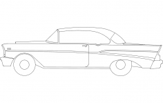 57 chevy dxf File