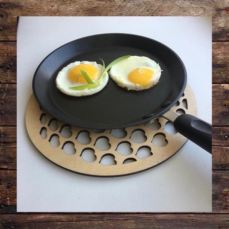 Laser Cut Heart Coasters