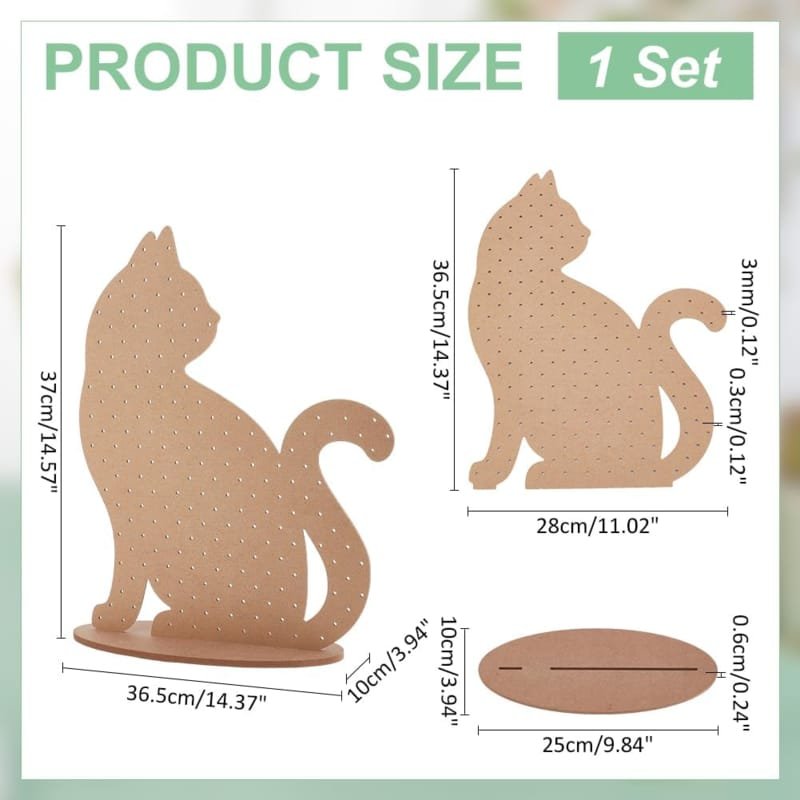 Laser Cut Cat Earring Display Stand Earring Storage Organizer Holder