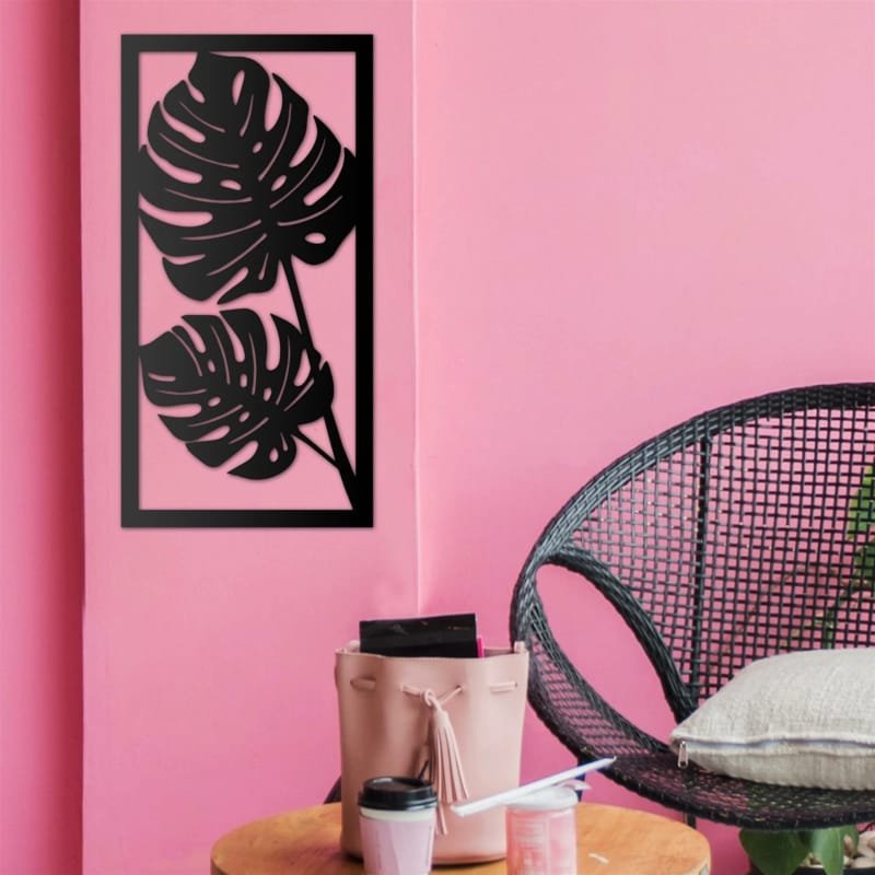 Laser Cut Monstera Leaf Tropical Wall Art