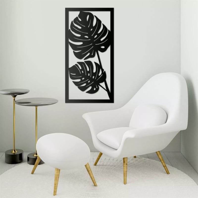 Laser Cut Monstera Leaf Tropical Wall Art