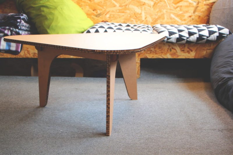 Laser Cut Cardboard Tea Table