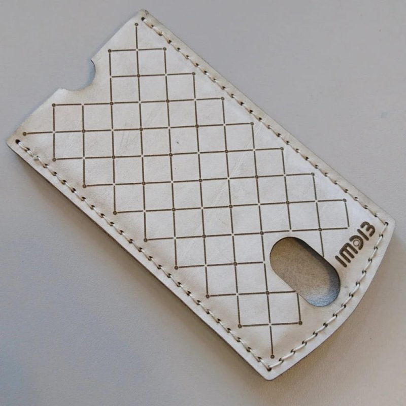 Laser Cut Leather and Wood Phone Case