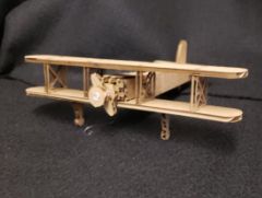 Laser Cut Cardboard Bi-Plane