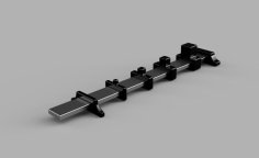 Socket Rail System 3D Printer Model