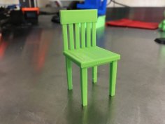 Doll House Chair 3D Printer Model