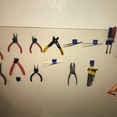 Tool Holder (Peg Board) 3D Printer Model