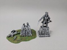 28mm King Statue 3D Printer Model