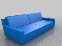 Modern Sofa 3D Printer Model