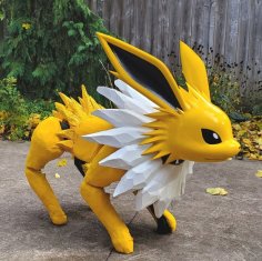 Robotic Jolteon 3D Printer Model