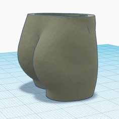 Butt Planter 3D Printer Model