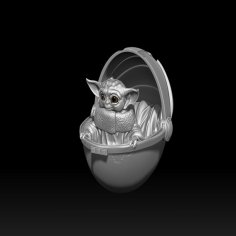 Smile Baby Yoda. 3D Printer Model