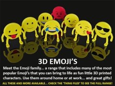 3D Emoji’s 3D Printer Model