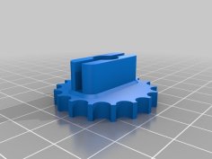 Wingnut Covers For FlashForge Creator Pro 3D Printer Model