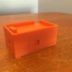 15mm Small Desert House 3D Printer Model