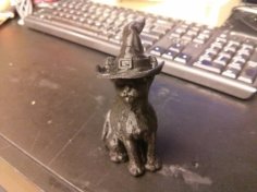 Witch’s Cat 3D Printer Model