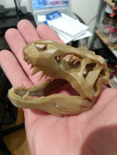 Low Poly T-Rex Skull 3D Printer Model