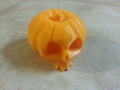 Pumpkin Skull (V3) 3D Printer Model