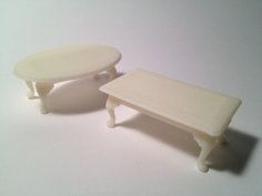 Miniature Queen Anne Coffee Tables 3D Printer Model