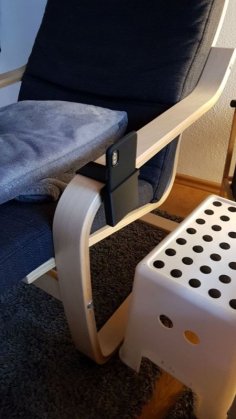 Ikea Poäng Smartphone Holder 3D Printer Model