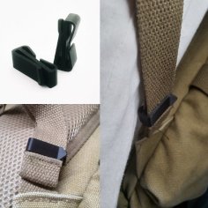 Backpack Strap Holder/Clip 3D Printer Model