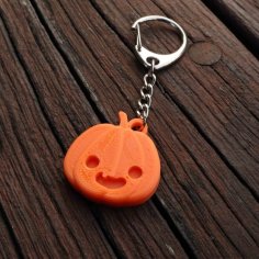 Halloween Pumpkin Keychain 3D Printer Model