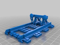 Various Lego Compatible Train Track Crossing , Buffers And Other Bits 3D Printer Model