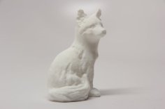 Sitting Fox 3D Printer Model