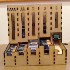 Laser Cut Battery Storage Organizer Battery Dispenser