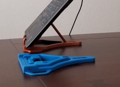 Foldable Laptop, Switch, Tablet, And Mobile Phone Stand. Prints Fully Assembled. 3D Printer Model