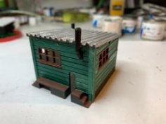 HO RAILWAY SERVO SHED – UPDATED 3D Printer Model