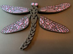 Floppy Dragonfly With Wing Accent 3D Printer Model