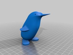 Cute Penguin 3D Printer Model