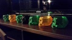 Halloween Skull Container 3D Printer Model