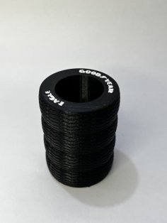 70´S RACING TYRES PENHOLDER 3D Printer Model